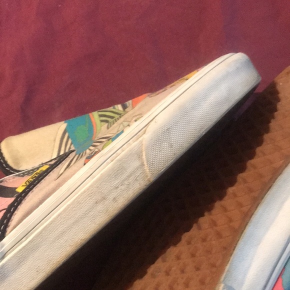 Vans The Beatles Yellow Submarine Super Rare Discontinued Slip Ons SZ 10.5 - Picture 9 of 9